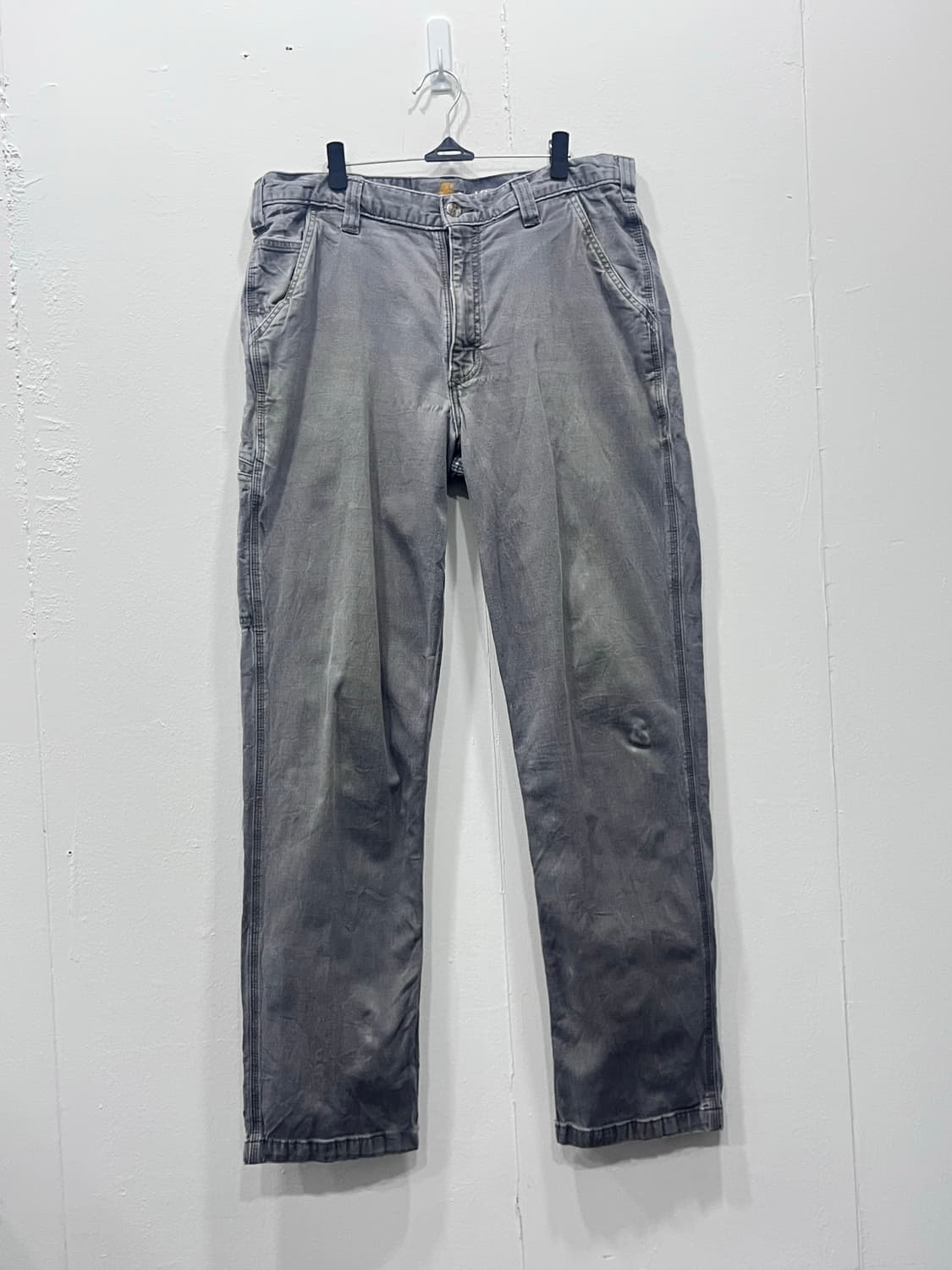 칼하트 그레이 카펜더 워크팬츠 36인치 상품이미지2