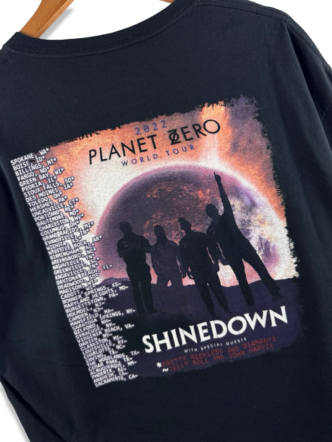 샤인다운 2022 Planet Zero 월드투어티셔츠3194 상품이미지5
