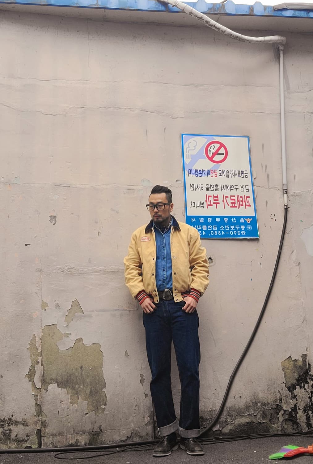 토요엔트프라이즈 코듀로이 바시티자켓 상품이미지2