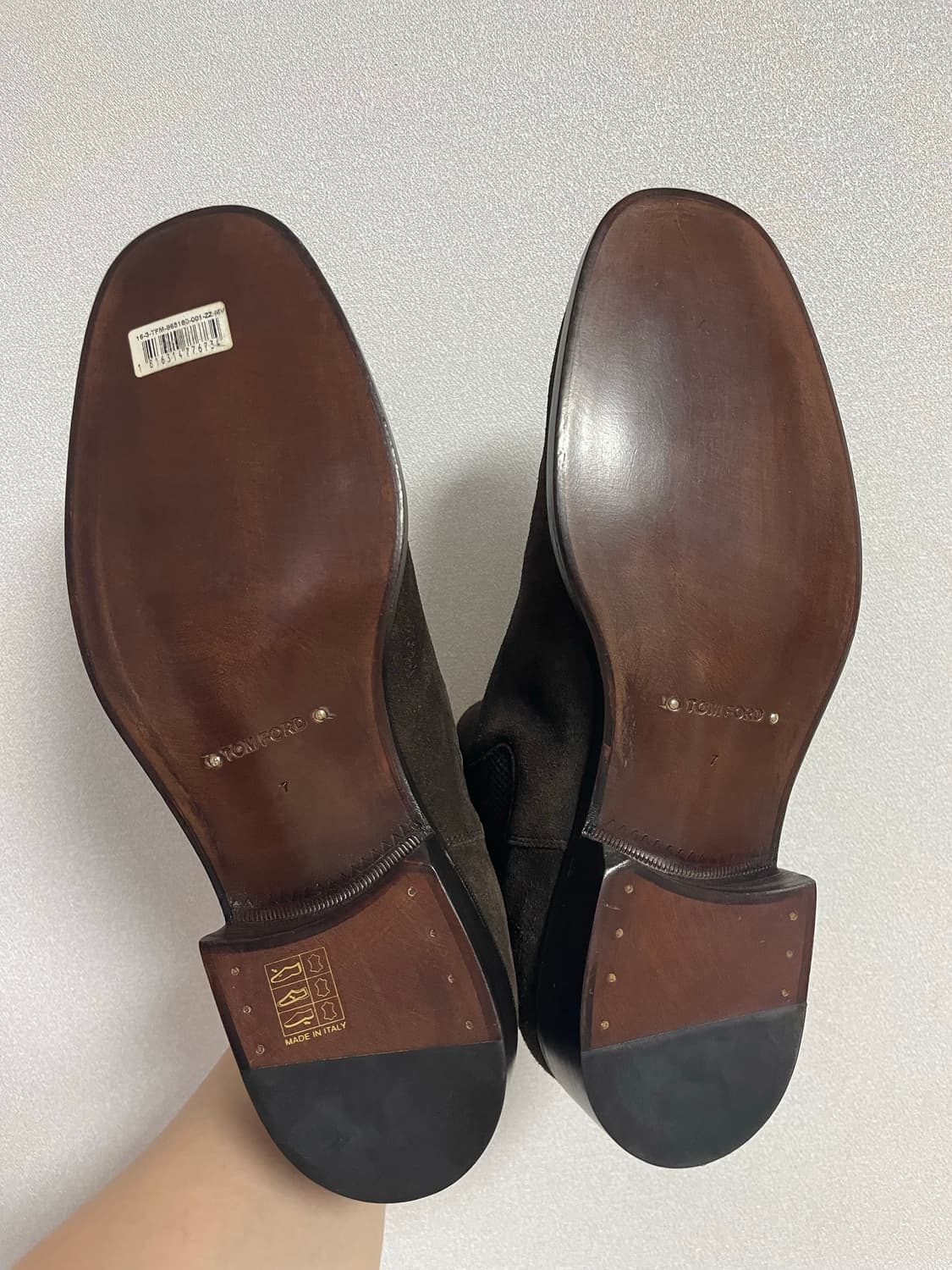 톰포드 스웨이드 첼시 부츠 상품이미지5