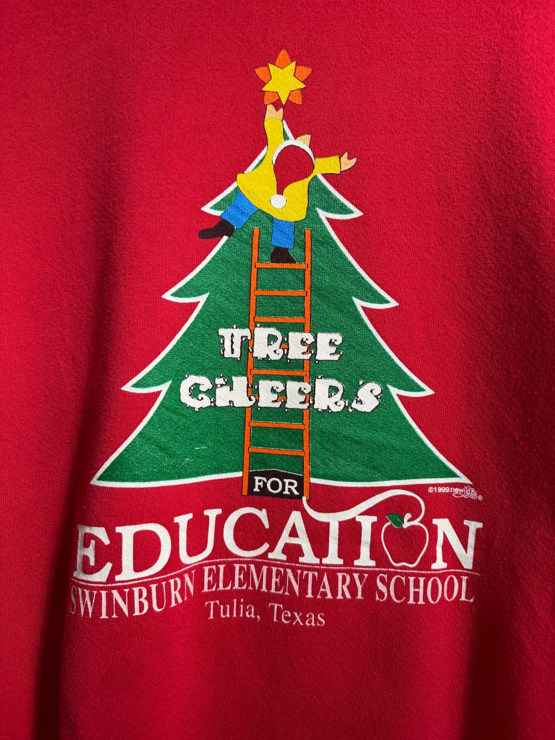 90‘s Lee 리 크리스마스 스웻셔츠 2XL 어글리니트 상품이미지3
