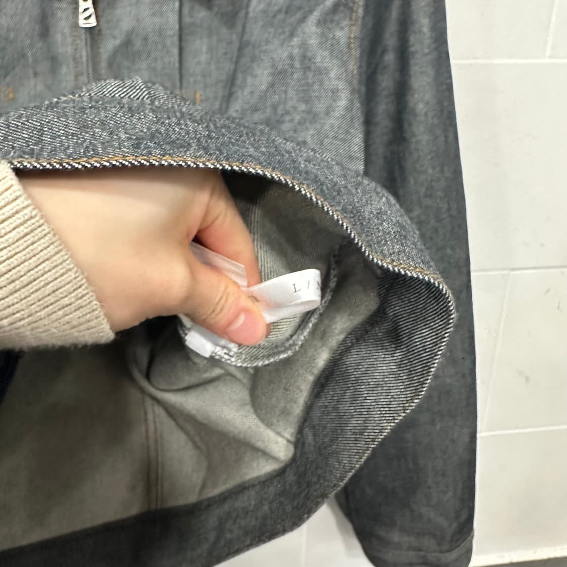 세터 카미로 집업 데님 트러커자켓 상품이미지5