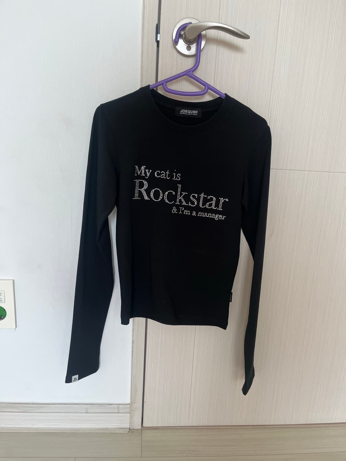 조거쉬 joegush 크롭 롱슬리브  상품이미지1