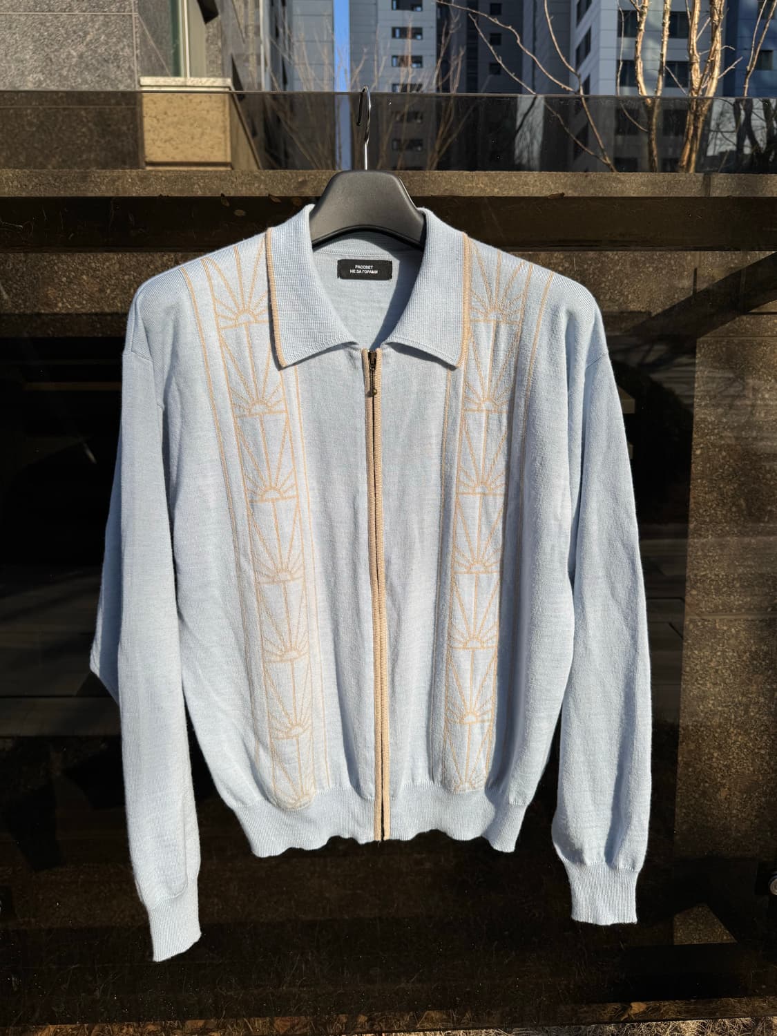 라스벳 니트 집업 상품이미지2