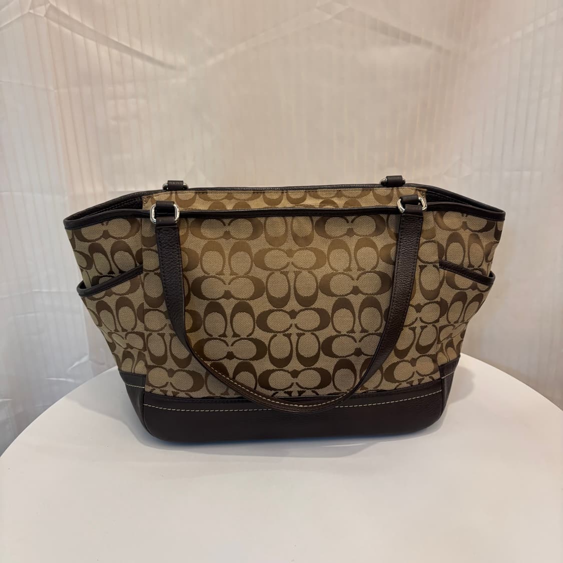 정품 코치 패브릭 숄더백     상품이미지6