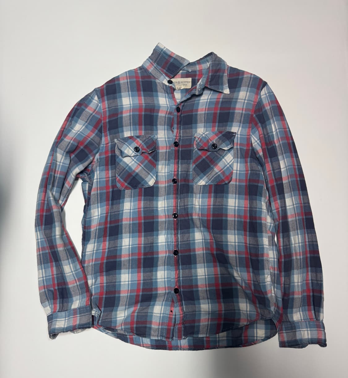 데님앤서플라이 랄프로렌 빈티지 체크 셔츠 상품이미지1