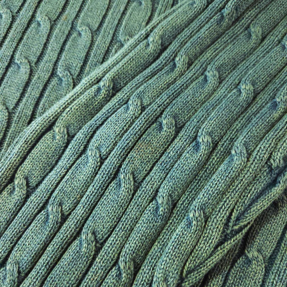 세터 클래식 다이드 케이블 니트 L 빈티지그린 상품이미지7