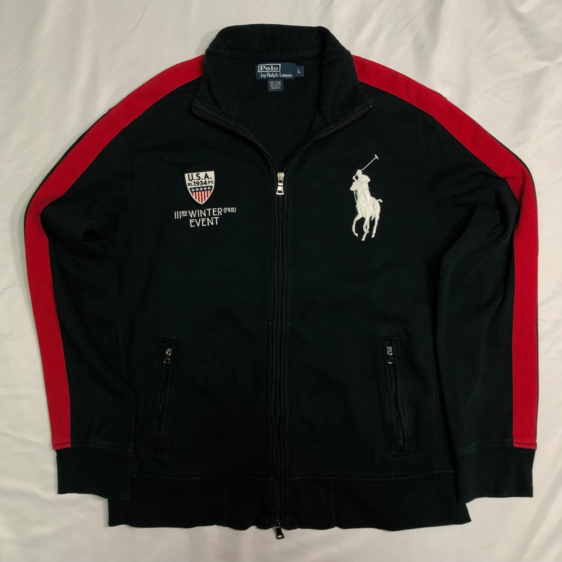 폴로 랄프로렌 USA 빅포니 집업 상품이미지2