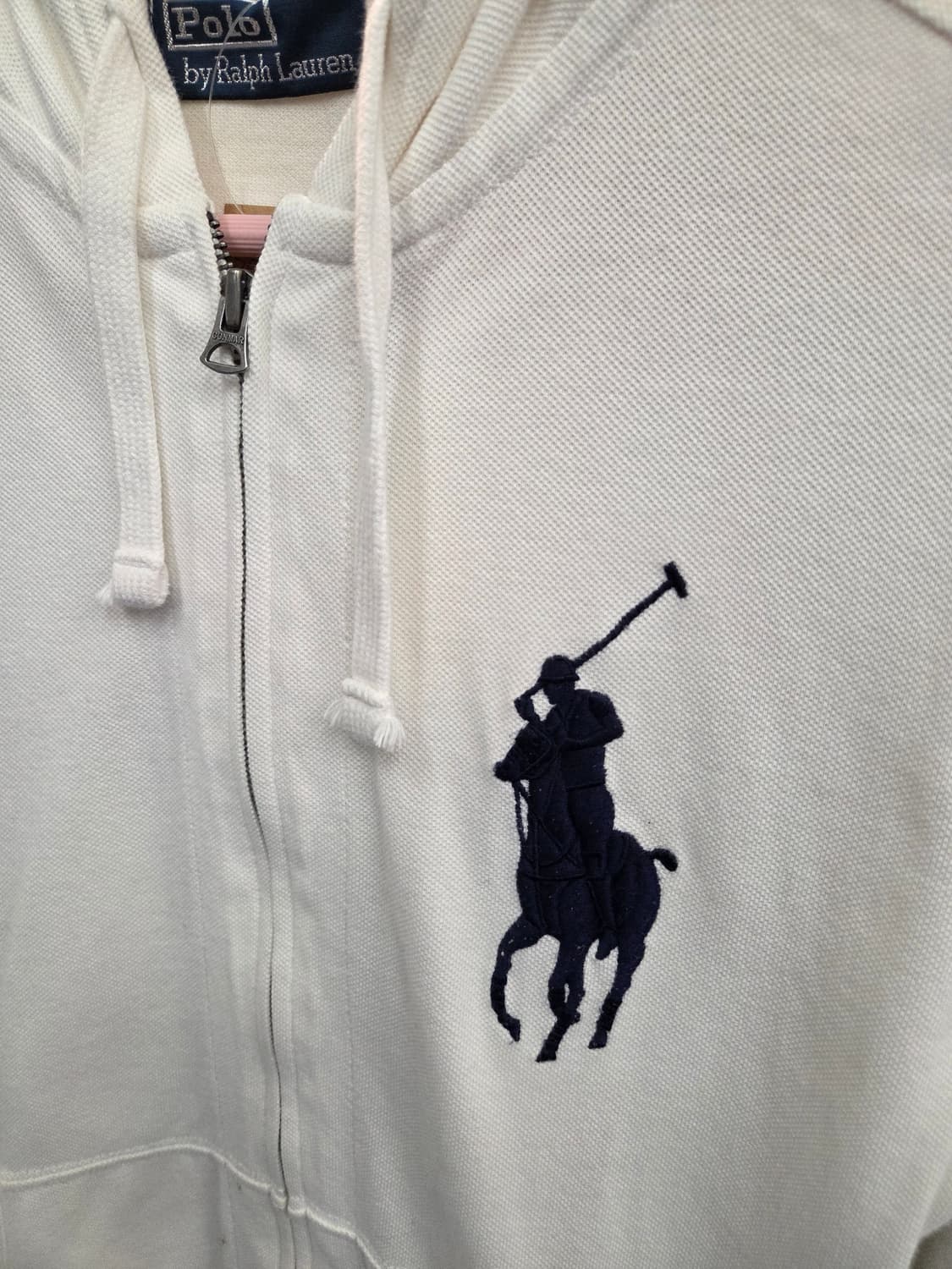 PRL 폴로 랄프로렌 화이트 빅 포니 후드집업 상품이미지5