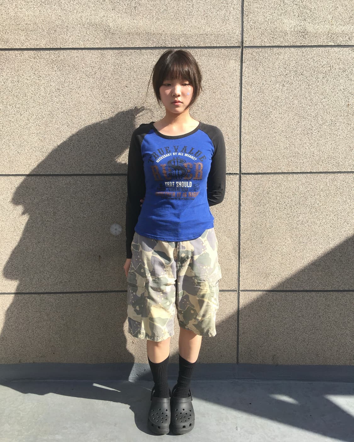 vintage raglan sleeve top 상품이미지1
