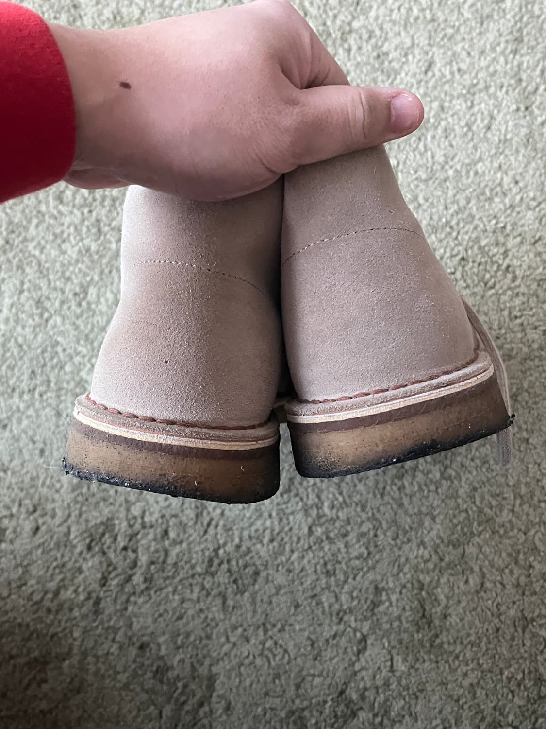 클락스 데저트부츠 샌드 스웨이드 판매합니다 상품이미지5