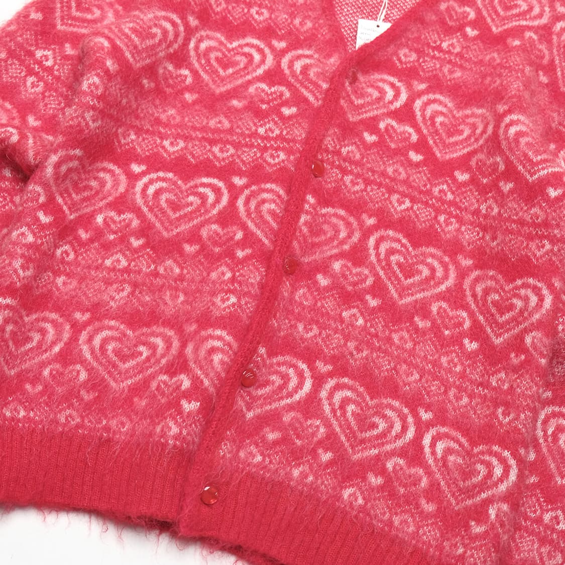 24fw heart mohair cardigan 상품이미지4