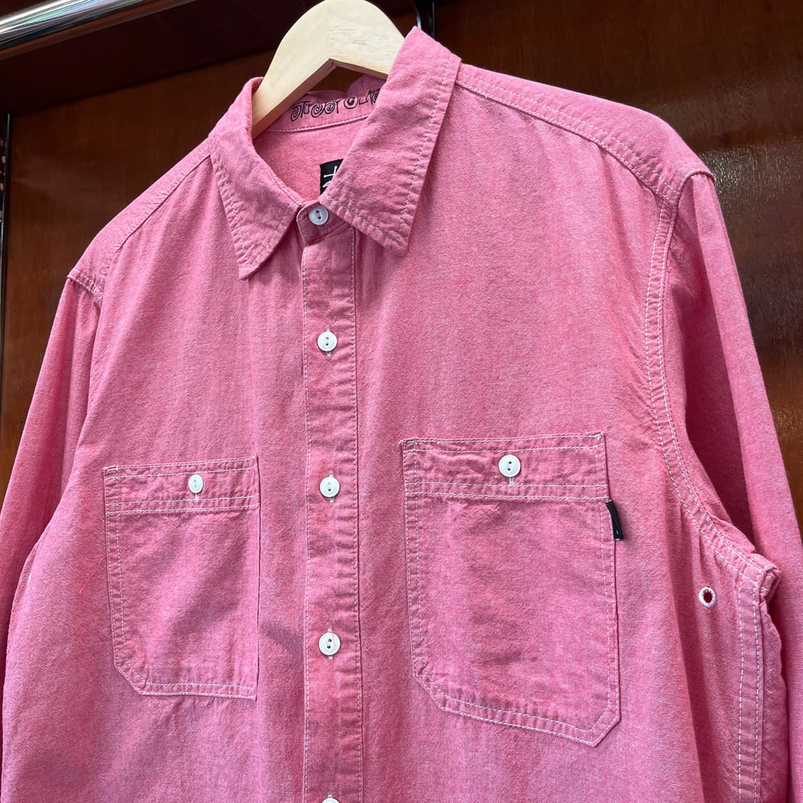 스투시 샴브레이 셔츠 [ 100 ] 상품이미지3