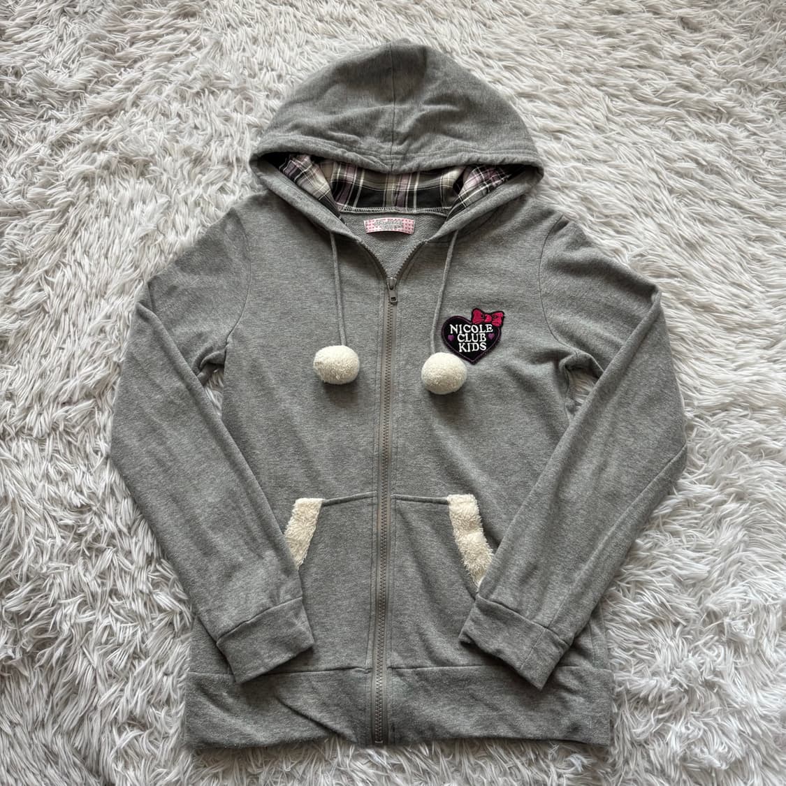 NICOLE CLUB 일본빈티지 y2k 후드집업 모리걸 후드집업 S 38 상품이미지2