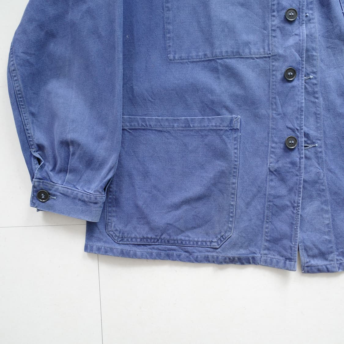 60s 프렌치 빈티지 클럽카라 레일로드 워크 초어자켓 상품이미지4