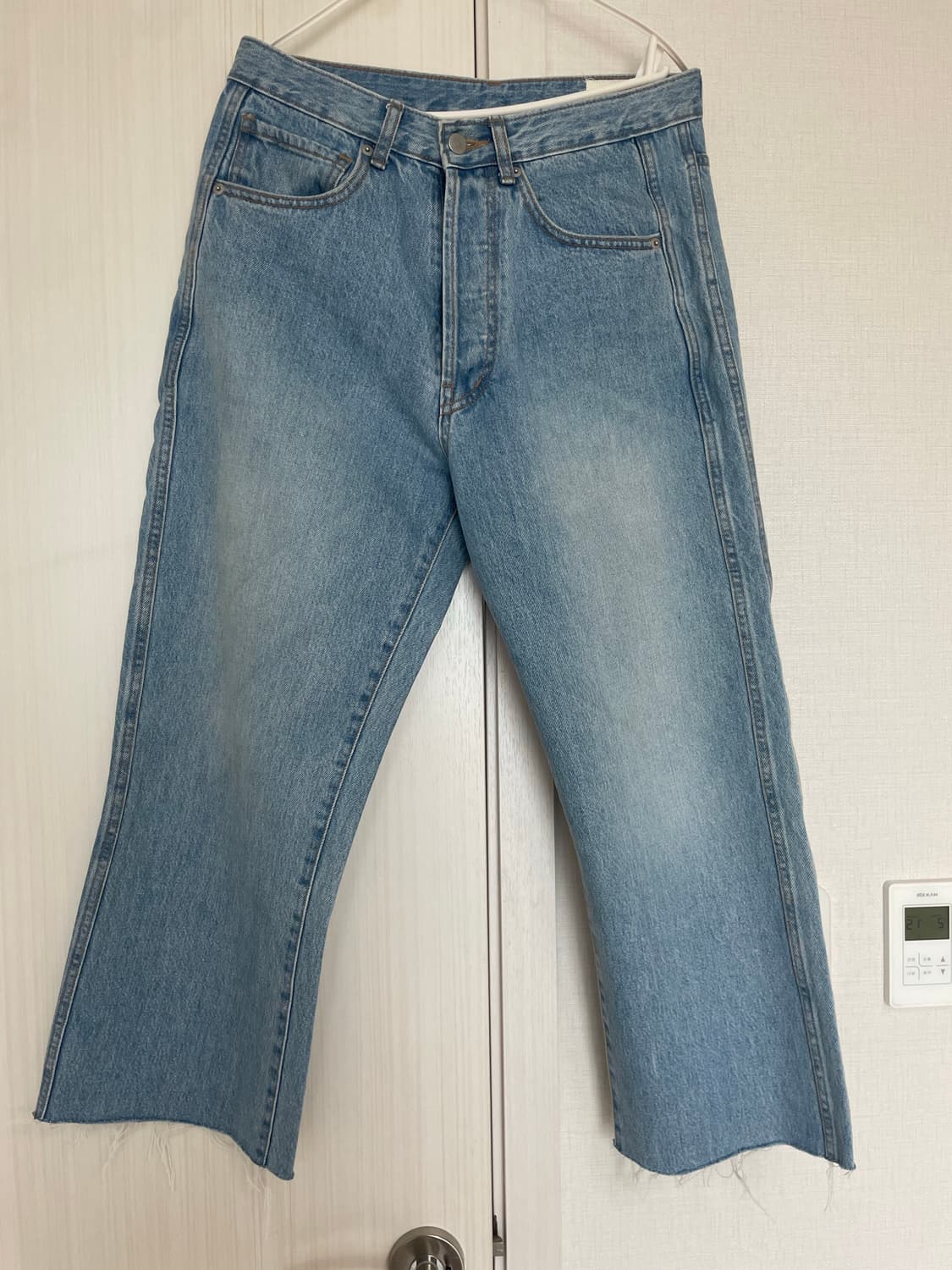 (S)이얼즈어고 FLAWLESS 플로리스 데님 와이드03 라이트 인디고 상품이미지1