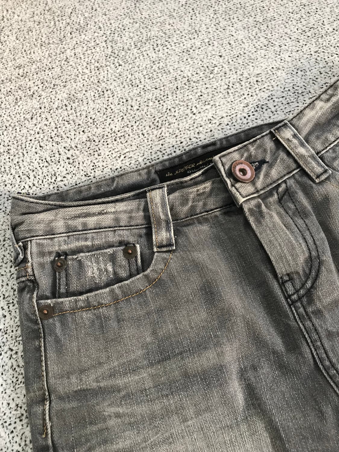 흑청 미니 스커트 상품이미지2