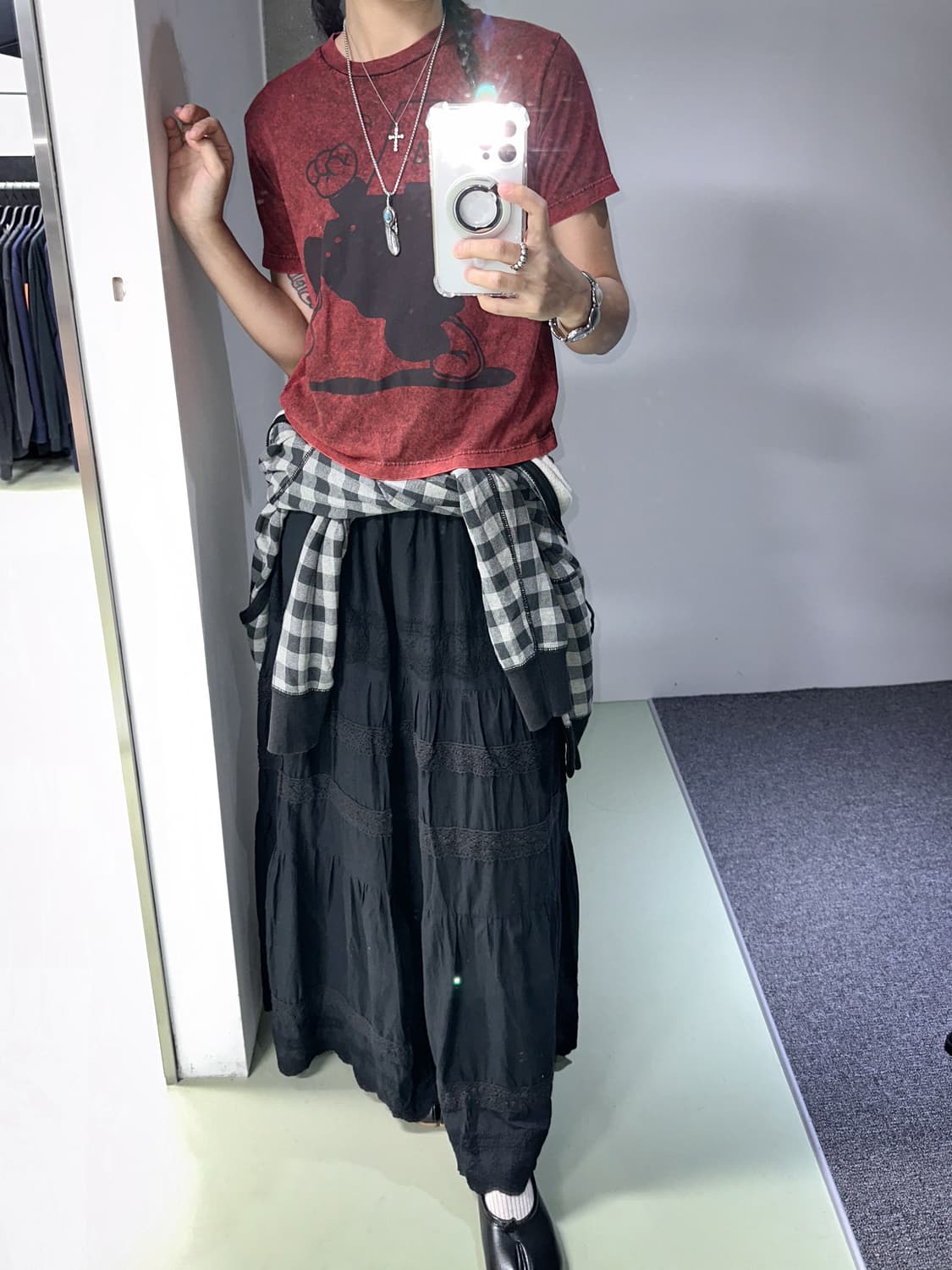 aries garment dyed t shirt 상품이미지4