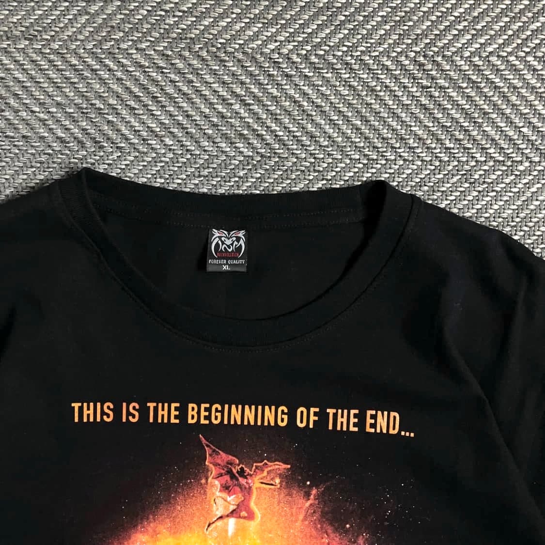 빈티지 USA 블랙 사바스 밴드 반팔 티셔츠o 4977 상품이미지3