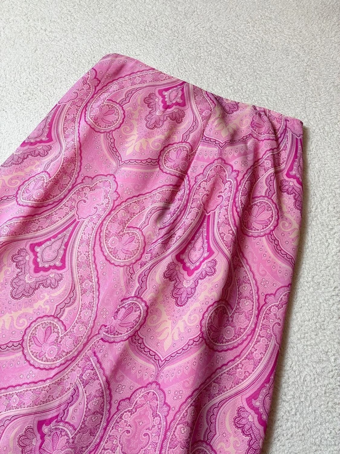 버버리 00's 100% 실크 페이즐리 셔츠 세트 PN7569 상품이미지6