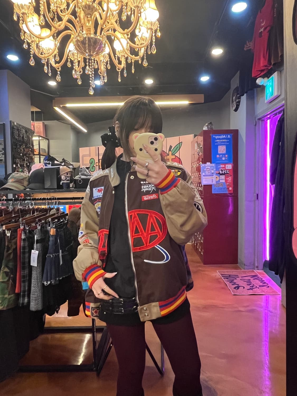 Vintage Logo Detail Varsity Jacket  상품이미지1