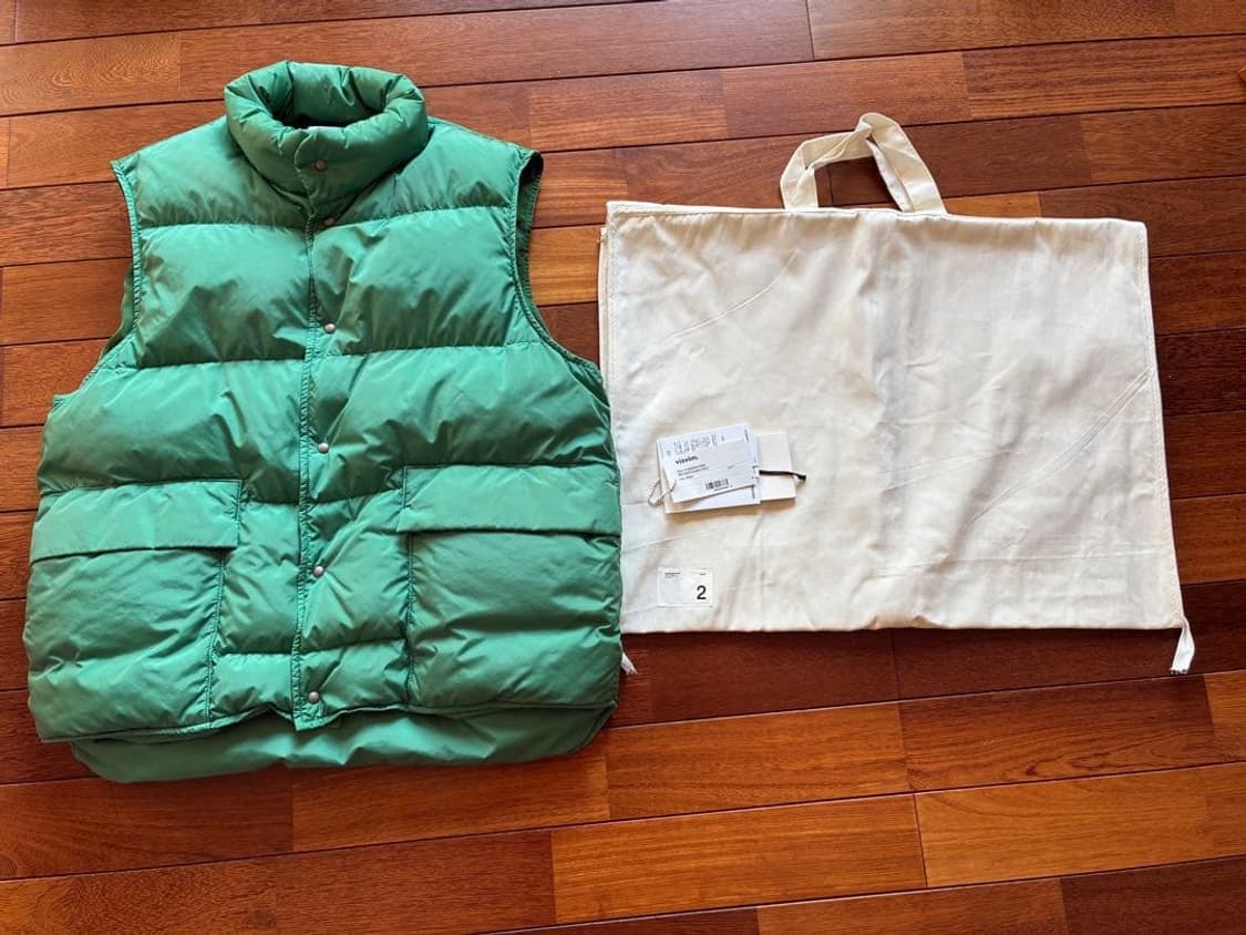 (2) 비즈빔 visvim 워커 다운 베스트 조끼 상품이미지3