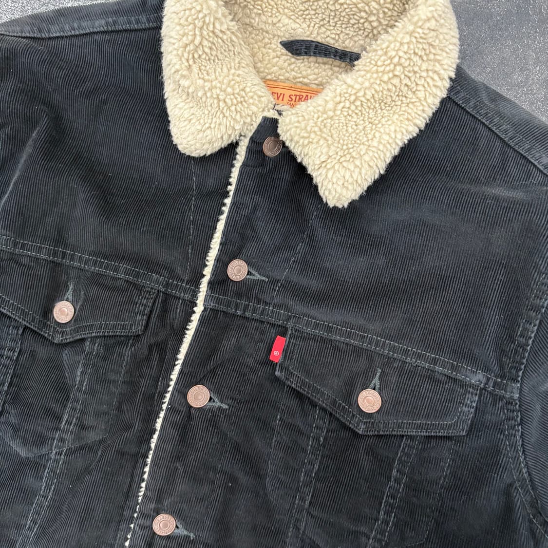 (95)리바이스코듀로이쉐르파자켓 상품이미지3