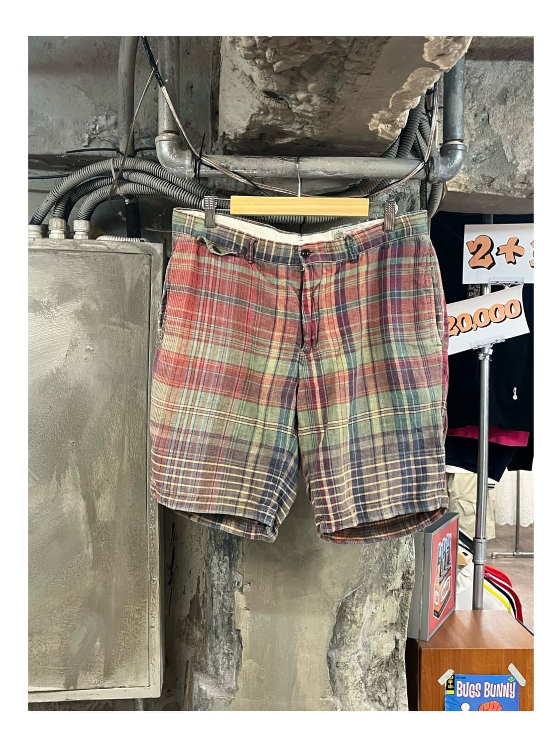 폴로 랄프로렌 체크 하프 팬츠 34 #csz3801 상품이미지1