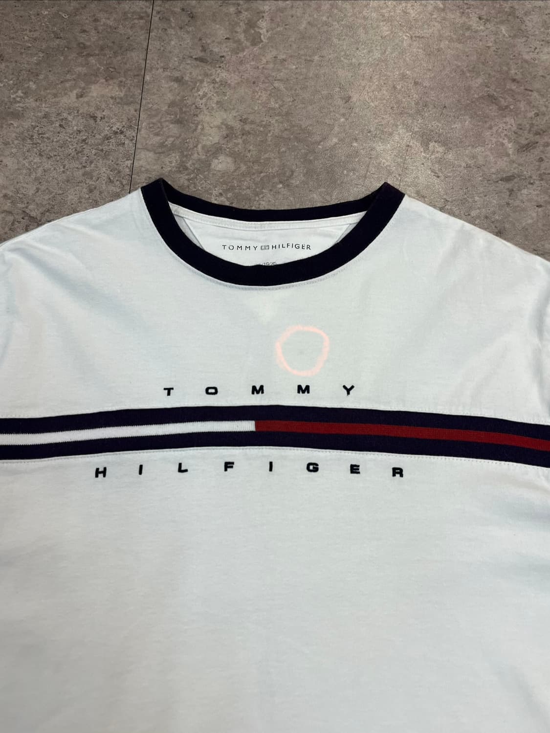 타미힐피거 반팔티 화이트 XL #csz4017  상품이미지5