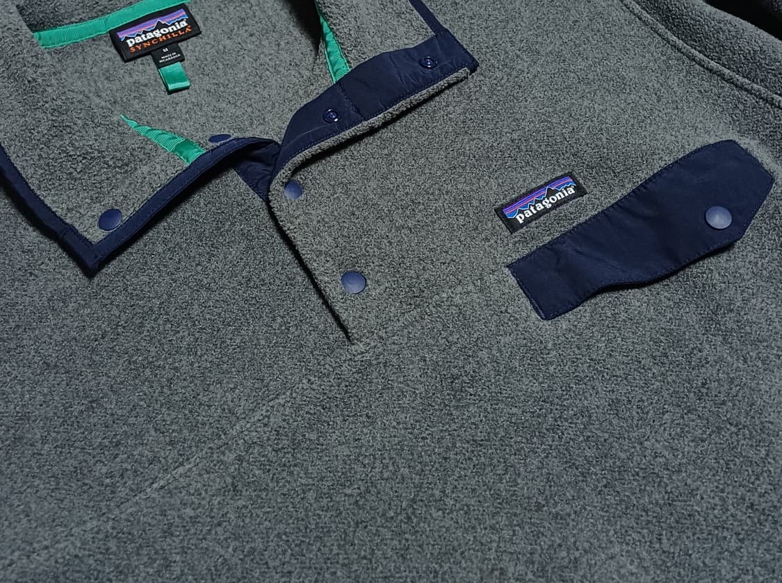🇳🇮 [M] 파타고니아 신칠라 스냅티 - 니켈 / 네이비 블루 상품이미지6
