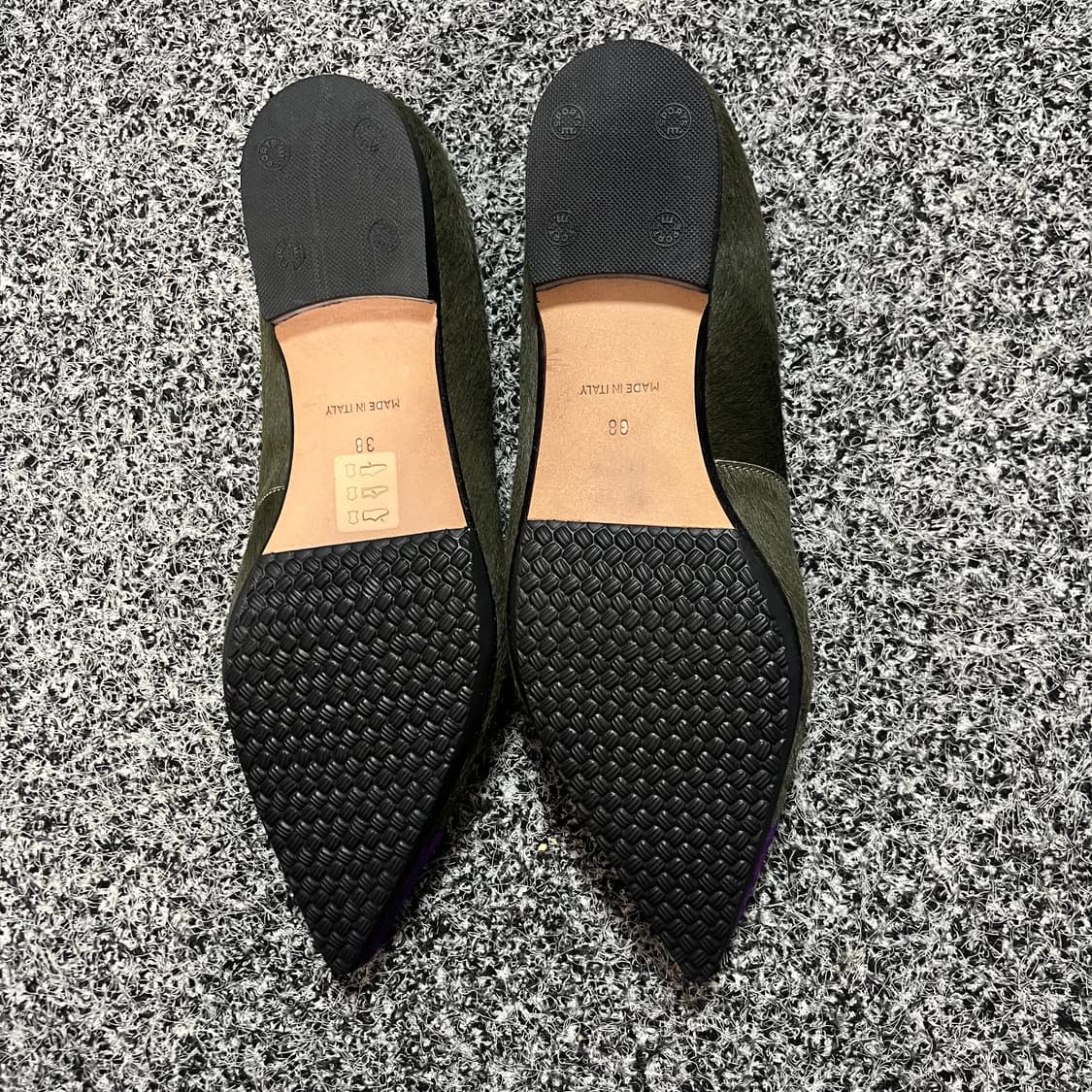 annabaiguera 안나바이게라 송치 플랫슈즈 38 미사용 상품이미지6