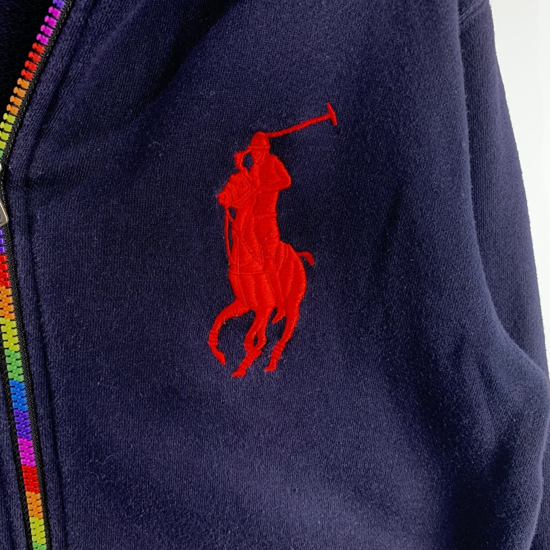 폴로 랄프로렌 빅포니 네이비 후드집업 상품이미지4