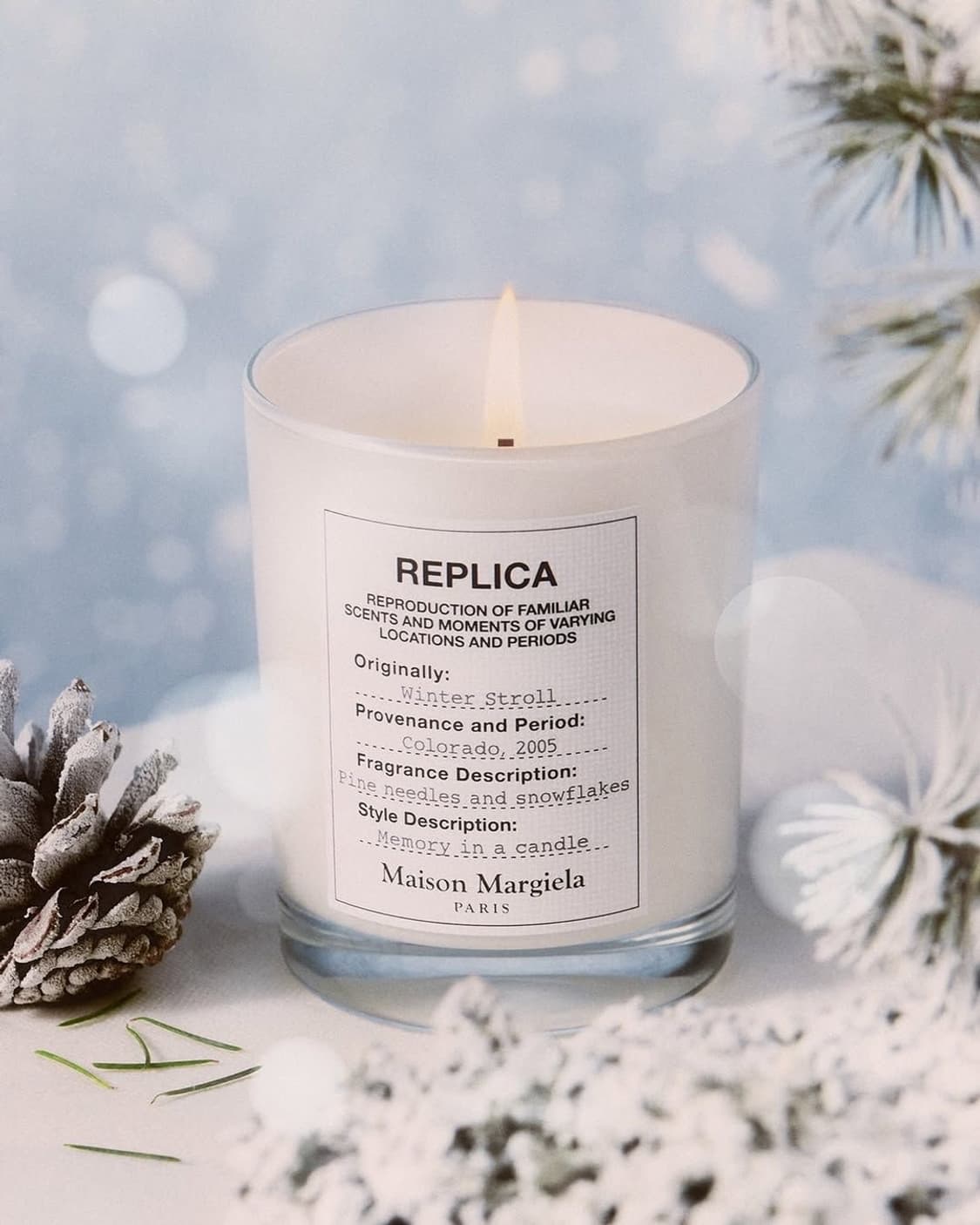 메종 마르지엘라 캔들 윈터 스트롤 165g 새상품 상품이미지4