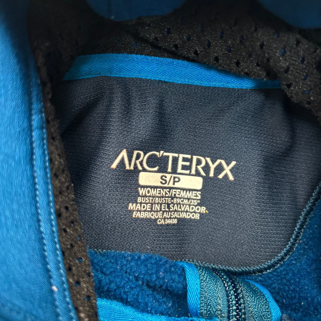 아크테릭스 폴리 블루 후드집업 S 상품이미지7