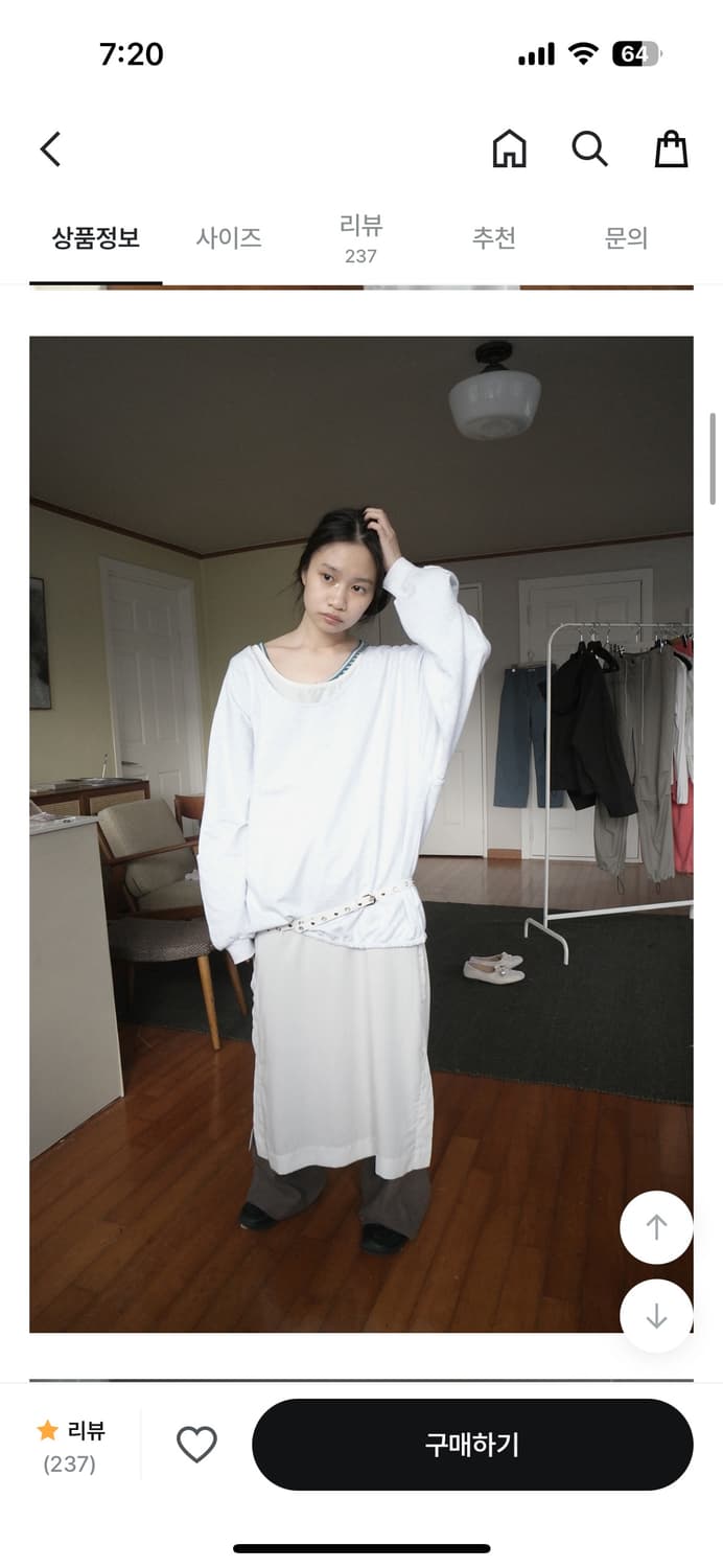 에프터먼데이 와이드 넥 맨투맨 wide neck mtm 상품이미지1