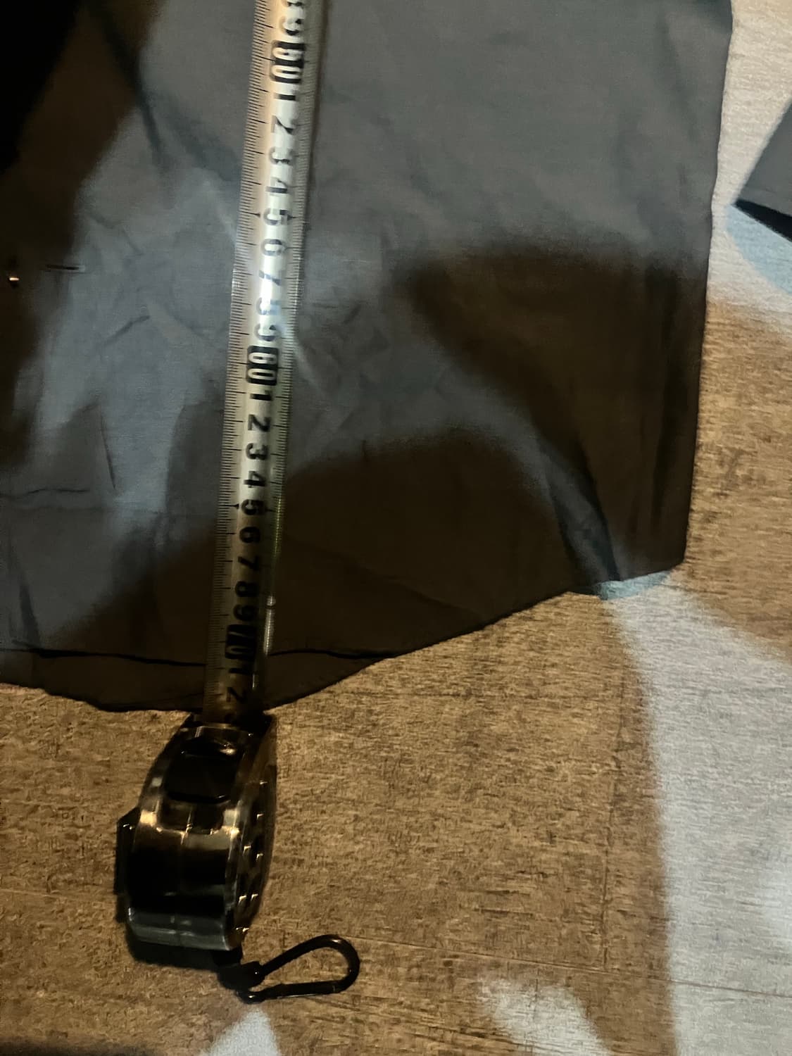 일본빈티지 Stylish 올드스쿨스트릿 원포켓 셔츠 챠콜그레이 상품이미지3