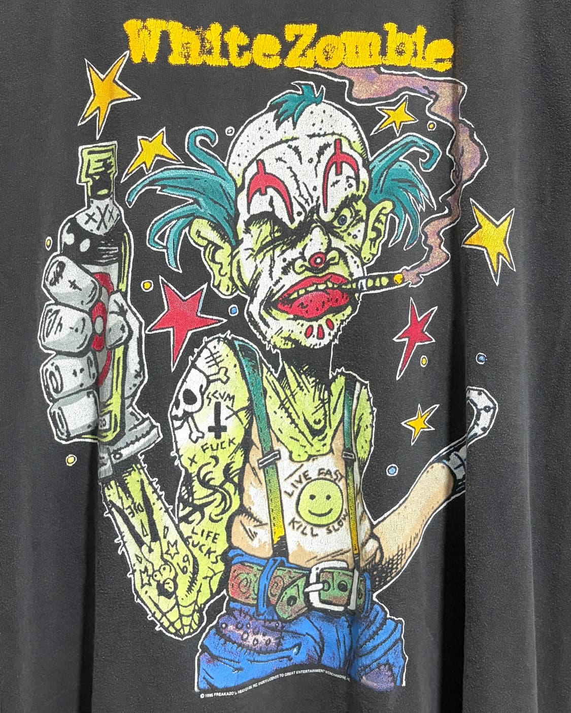 빈티지 90s 1995 White Zombie 화이트 좀비 밴드 티셔츠 상품이미지2