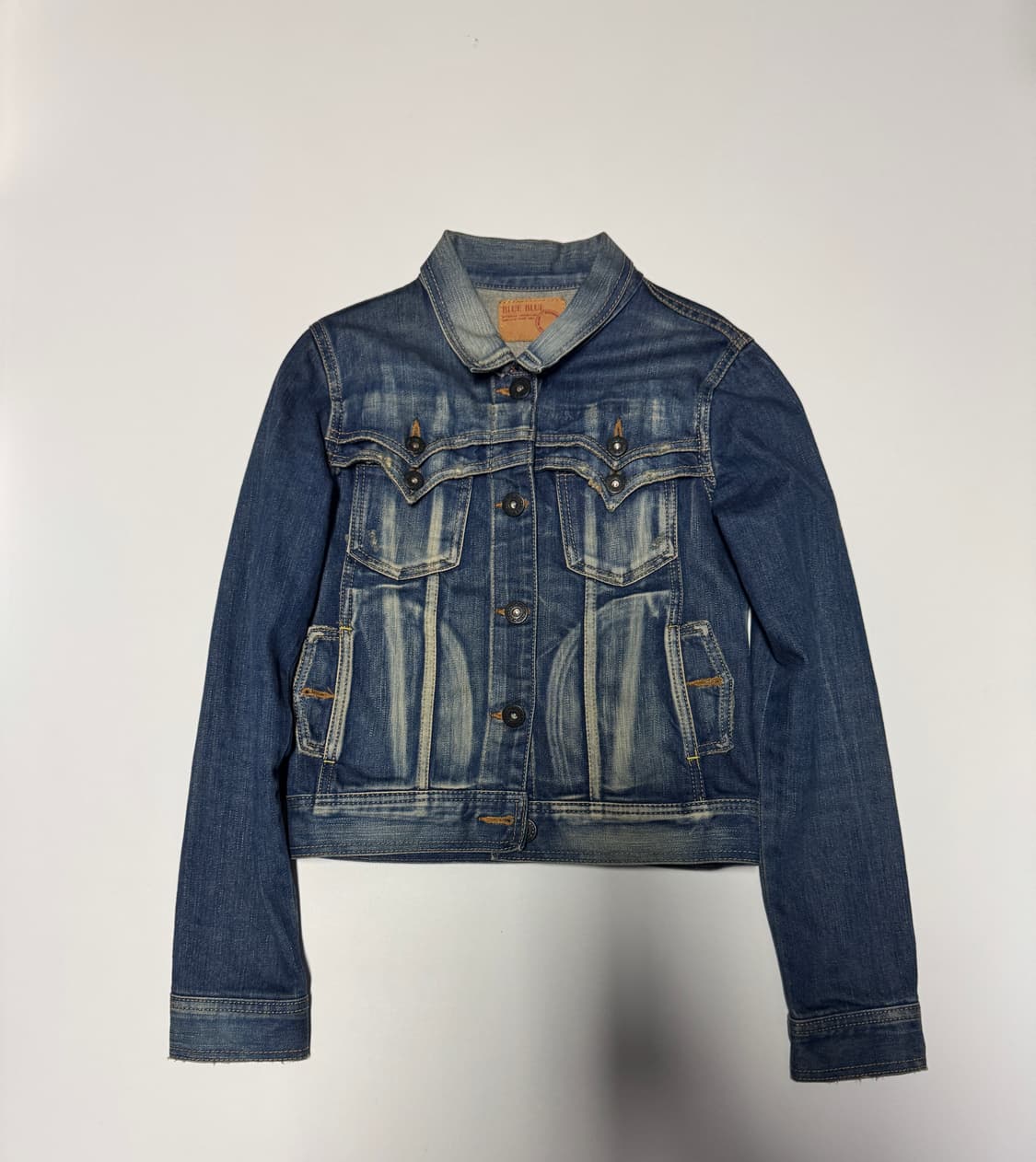 여성 블루블루 일본 빈티지 y2k 데님 자켓 xs 상품이미지1