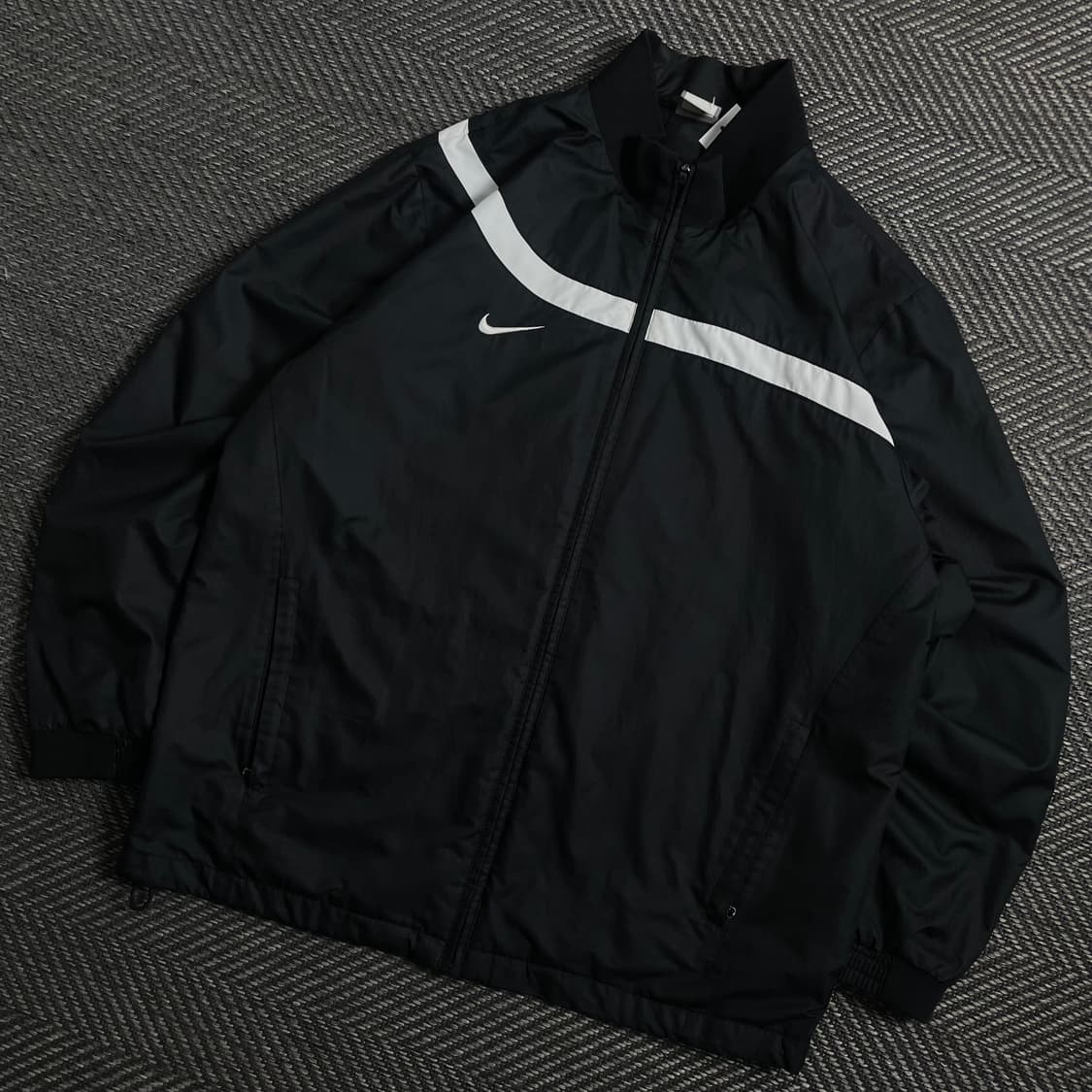 나이키 올드스쿨 스우시 바람막이 자켓 블랙y 4245 상품이미지1