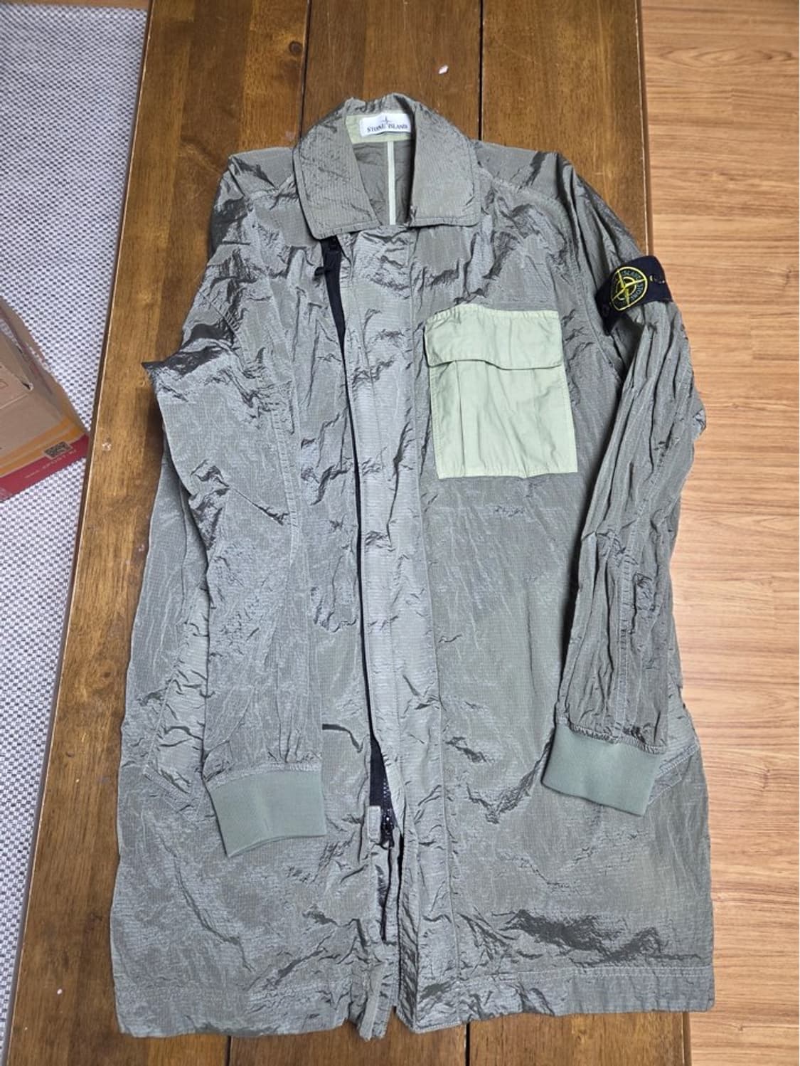 스톤아일랜드 나일론메탈 립스탑 오버셔츠 M 상품이미지1