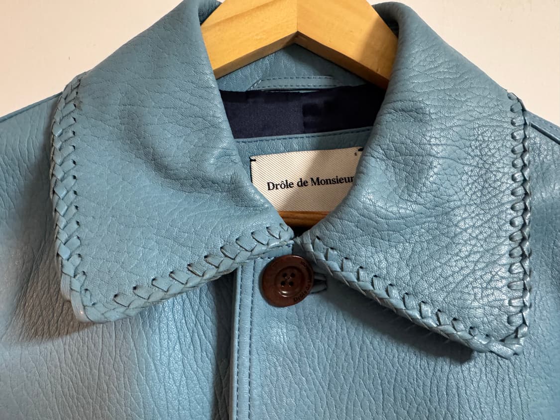 드롤 드 무슈 레더 카코트 상품이미지9