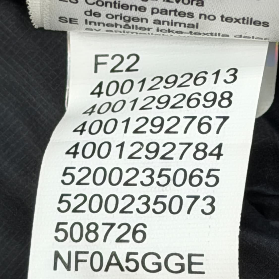 노스페이스 우먼 해외판 크롭 눕시700 숏패딩 자켓 블랙 M 상품이미지7