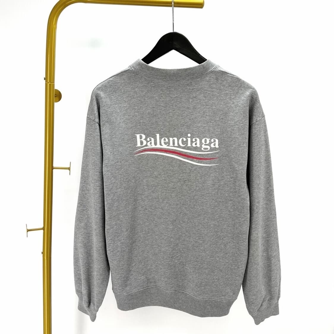 발렌시아가 웨이브로고 맨투맨 상품이미지2