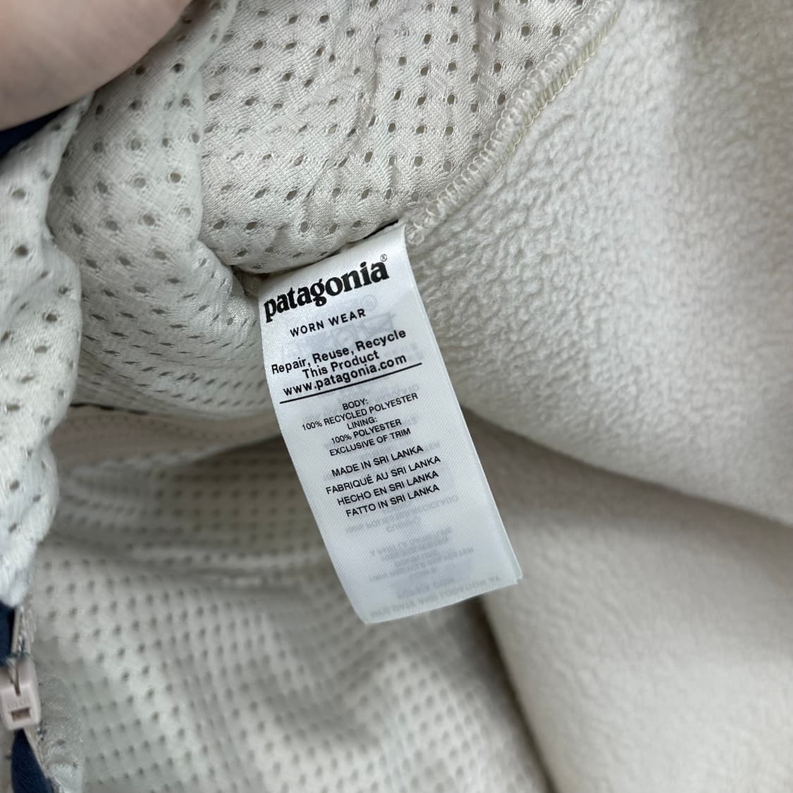 파타고니아 플리스 후드 집업 펠리컨 상품이미지7