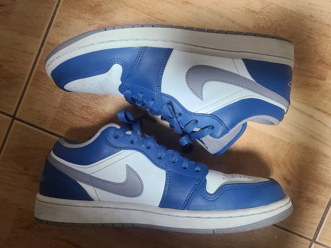 나이키 조던1로우 트루블루 270(265추천) 상품이미지4
