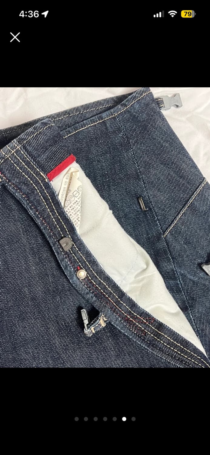 리바이스 데님 미니스커트 미디움 정도 사이즈 상품이미지6