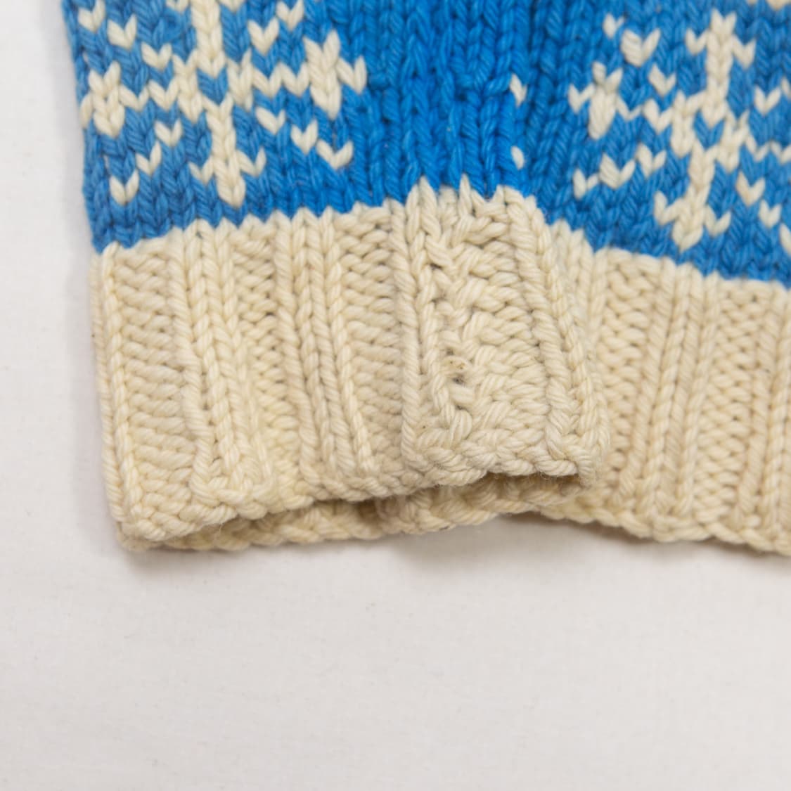 60s 스노우 코위찬 핸드 니트 스웨터 상품이미지4