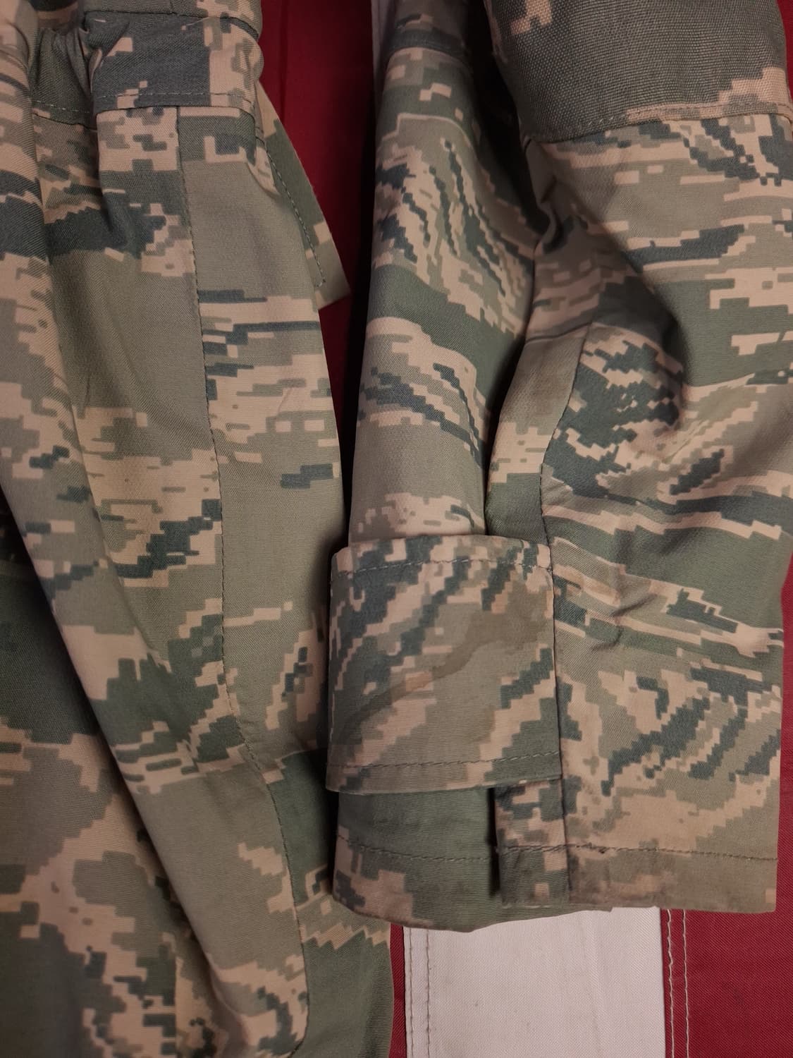 오리지날 미공군 지급용 타이거 스트라이프 고어텍스 파카 상품이미지5