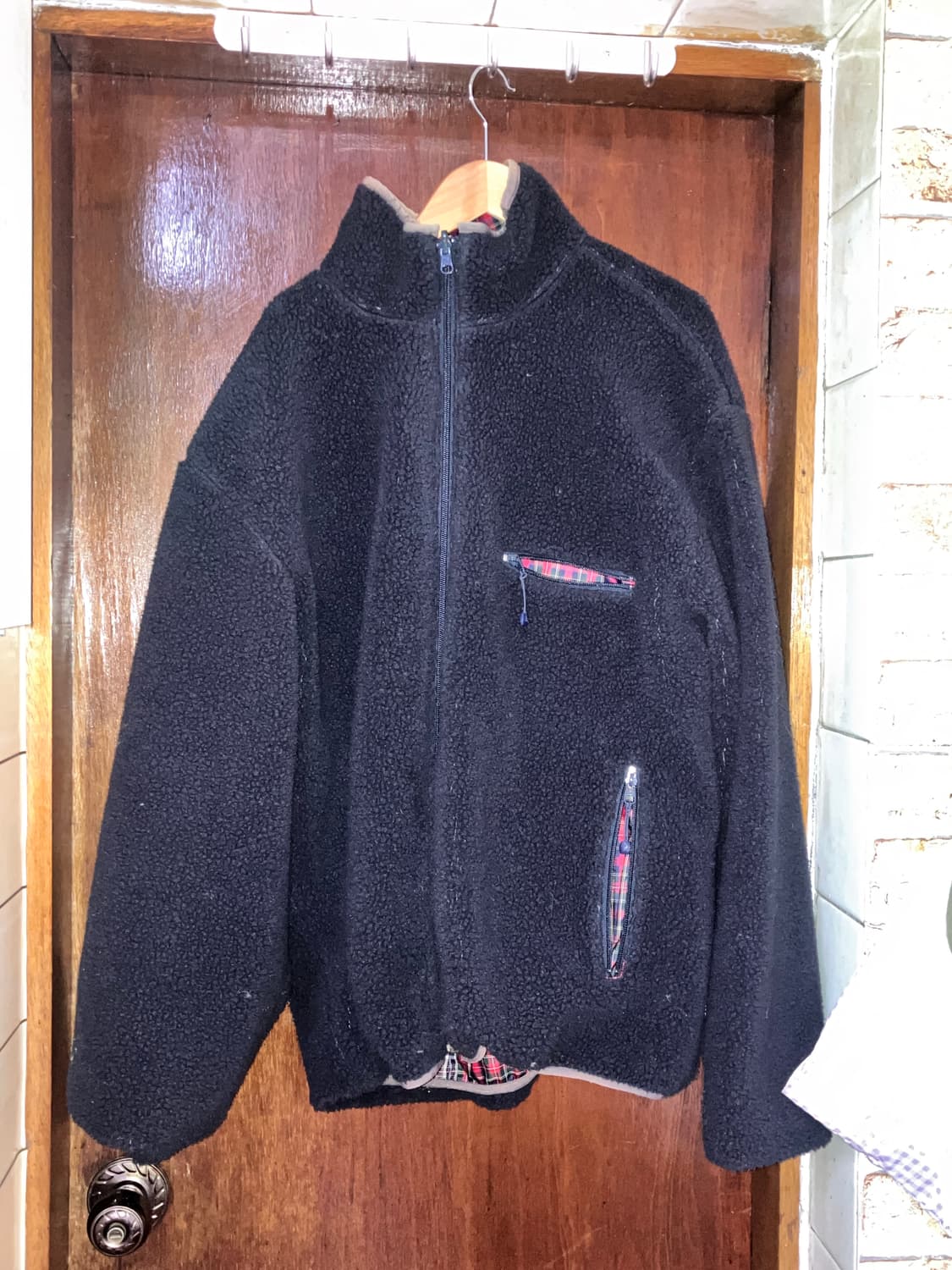 Stussy 스투시 리버서블 체크 후리스 상품이미지4