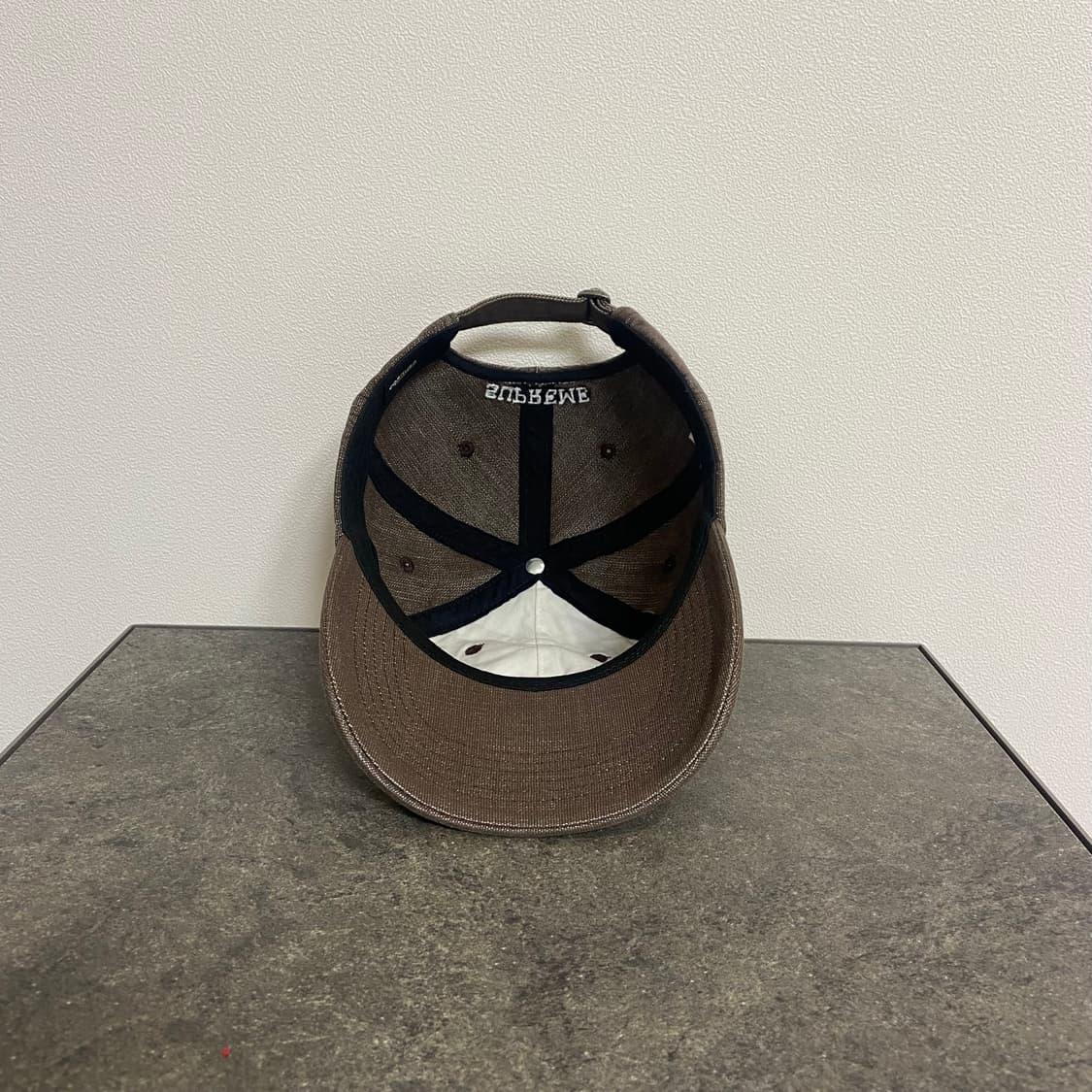 (OS) 슈프림 S로고 볼캡 모자 워시드 브라운 상품이미지5